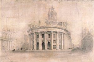Royal Exchange, London, 1838 af Unbekannt