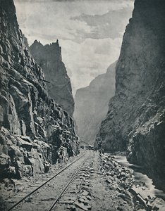 Royal Gorge of the Arkansas, c1897. af Unbekannt
