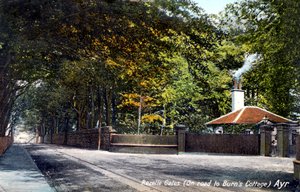 Rozelle Gates, på vejen til Burns Cottage, Ayr, Ayrshire, 1913 af Unbekannt