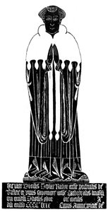 Gnidning af middelaldergraveret messing, 1481 1901 af Unbekannt
