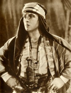 Rudolph Valentino i Sheik, 1921, 1935. af Unbekannt