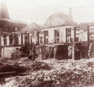 Ruiner, Louvain, Belgien, c1914-c1918 af Unbekannt