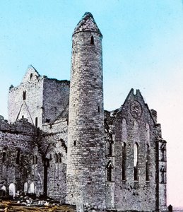 Ruiner på Rock of Cashel Co., Tipperary, c1910 af Unbekannt