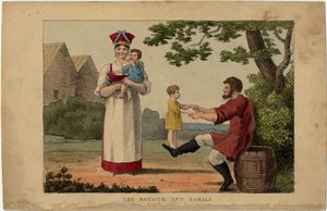 Russisk bondefamilie, 1810