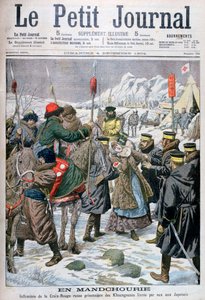 Russisk sygeplejerske taget til fange af manchuerne og overgivet til japanerne, Manchuriet, 1904 af Unbekannt