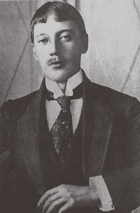 Russisk digter Nikolay Gumilyov 1886-1921 af Unbekannt