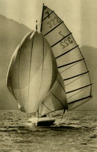 Sejlads på Attersee, Øvre Østrig, c1935. af Unbekannt