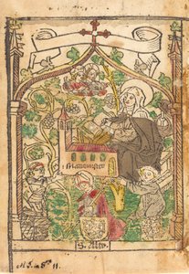Saint Alto, Saint Bridget og grundlæggerne af Mariamunster, ca. 1500. af Unbekannt