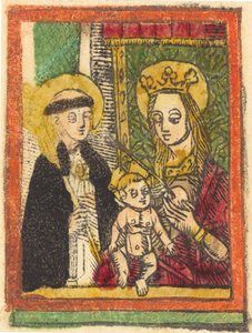 Sankt Bernhard med Madonnaen og Barnet, 14801500. af Unbekannt