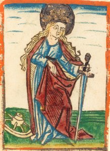 Sankt Catherine, ca. 1480. af Unbekannt
