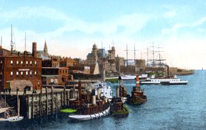 Saint John havn, Saint John, New Brunswick, Canada, omkring 1900-tallet af Unbekannt