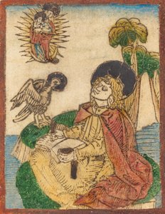 Sankt Johannes på øen Patmos, 14801490. af Unbekannt