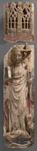 Saint Margaret of Antioch, britisk, 1400-tallet. af Unbekannt