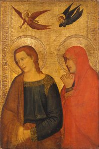 De hellige Johannes Evangelisten og Maria Magdalena, ca. 1335-45. af Unbekannt