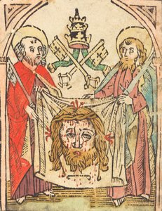 Heilige Peter und Paul mit dem Schweißtuch, um oder nach 1475 von Unbekannt