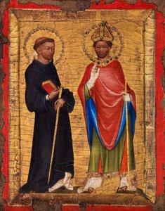 De hellige Procopius og Adalbert, K. ೧೩೪೦- ೫೦. af Unbekannt