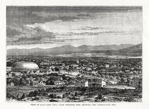 Salt Lake City, Utah, USA, 1877 af Unbekannt