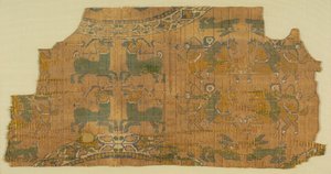 Samitfragment med jægere, 800-tallet. af Unbekannt