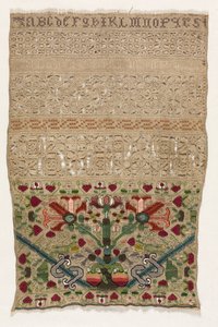 Sampler, 1600-tallet. af Unbekannt