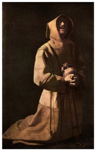 Heiliger Franziskus in Meditation