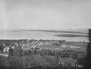 Sandy Hook, fra Highland Light, New Jersey, c1897. af Unbekannt