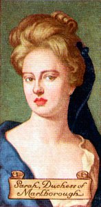 Sarah, hertuginde af Marlborough, taget fra en række cigaretkort, 1935 af Unbekannt