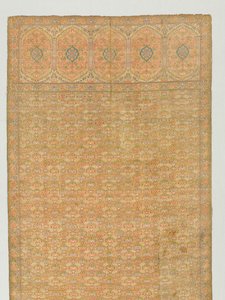 Karm med blomsterfelt og endepaneler på guldbund, 1700-tallet. af Unbekannt