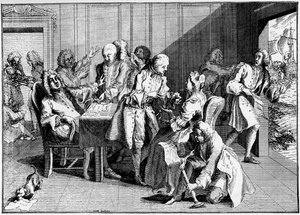 Satire over Walpole, 1738, 1910 af Unbekannt