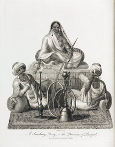 Rygescene i provinsen Bengal (Indien) af Unbekannt