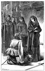 Scene fra Shakespeares Richard III, 1591 c1870 af Unbekannt