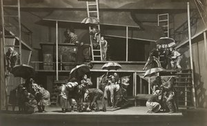 Scene fra The Witch af Abraham Goldfaden, State Jewish Chamber Theatre, Moskva, 1921. af Unbekannt