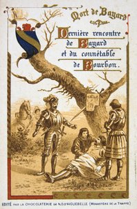 Scene fra Bertrand du Guesclins liv, 1800-tallet af Unbekannt