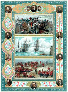 Scener fra britiske militære engagementer, c1887 af Unbekannt