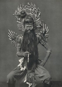 Skuespiller som Guruswamin, den øverste spirituelle lærer, 1926 af Unbekannt