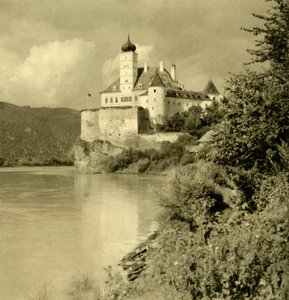 Schloss Schönbühel ved Donau-floden, Nedre Østrig, c1935. af Unbekannt