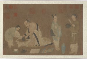 Lærde og ledsagere, Ming-dynastiet, 1368-1644. af Unbekannt