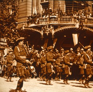 Skotske soldater, 14. juli 1919 af Unbekannt