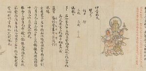 Rul 9 af Collected Iconography Zuzosho: Ten Devas, 13. århundrede. af Unbekannt