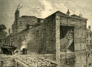 Searles Boat-Yard i 1830, c1878. af Unbekannt