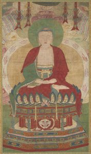 Siddende Amitabha, slutningen af 1500-tallet-begyndelsen af 1600-tallet. af Unbekannt