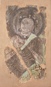 Siddende Bodhisattva, ca. 6.-7. århundrede. af Unbekannt
