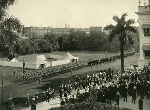 Lord Curzons anden ankomst til Government House, 1904, 1925. af Unbekannt