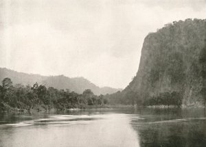 Second Defile på Irrawaddy River, nær Bhamo, 1900. af Unbekannt