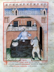 Sælger af kapers, 1390-1400 af Unbekannt