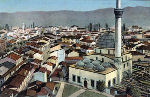 Serbien, Monastir: udsigt over en moske, Monastir kaldes desormais Bitola og ligger i Macedoine - Postkort 1914-1918 af Unbekannt