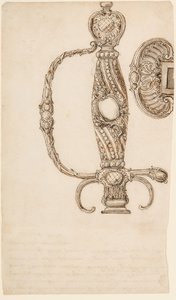 Sæt med fire designs til småsværd, ca. 1725-80. af Unbekannt