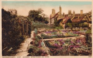 Shakespeares Knot Garden, Stratford-Upon-Avon, c1910. af Unbekannt