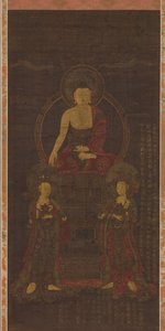 Shakyamuni triade, af Unbekannt