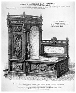 Shanks Superior Bath Cabinet, c1880 1956 af Unbekannt