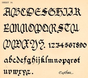 Ark 14, fra en portefølje af alfabeter, 1929 af Unbekannt